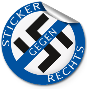 Sticker gegen Rechts 2012